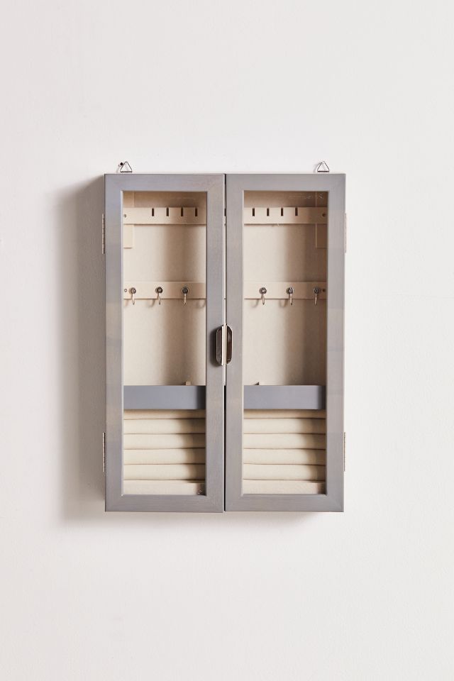 Wall mounted outlet jewellery box