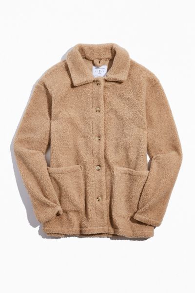 urban outfitters mens sherpa jacket