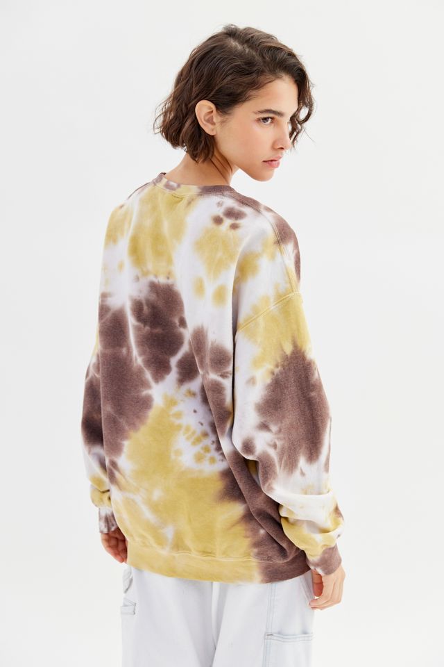 Urban Renewal Remade Heart Tie-Dye Crew Neck Sweatshirt | Urban Outfitters  Canada
