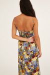 urban outfitters sasha satin dress Urban Outfitters Uo Sasha Satin Mini Dress In Gold