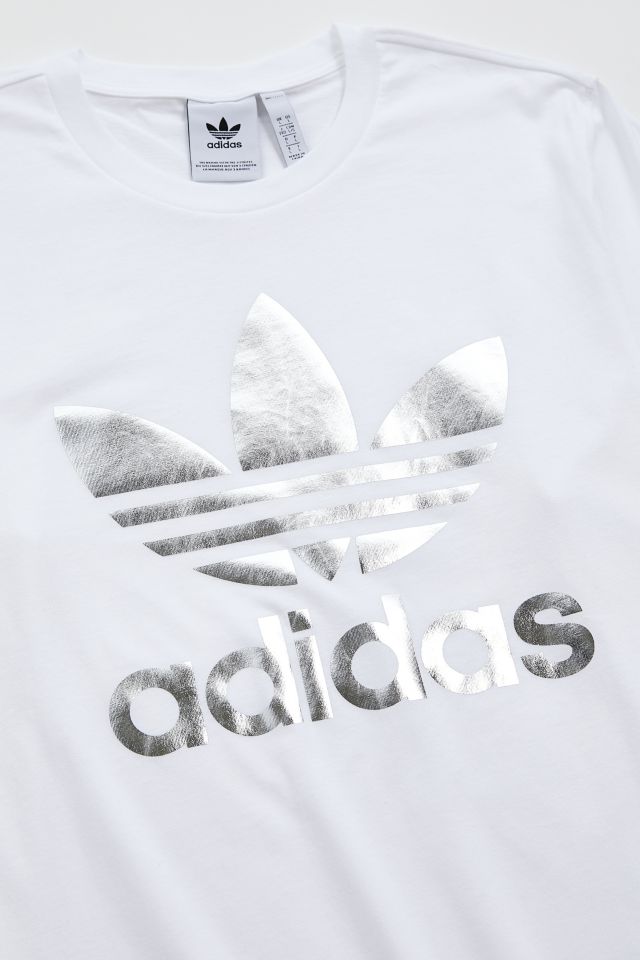 adidas Holographic Trefoil Logo Tee #1
