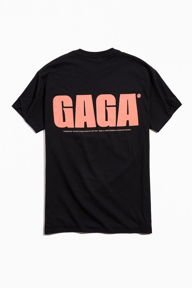 T-shirt texte Chromatica Lady Gaga exclusif à UO  #1