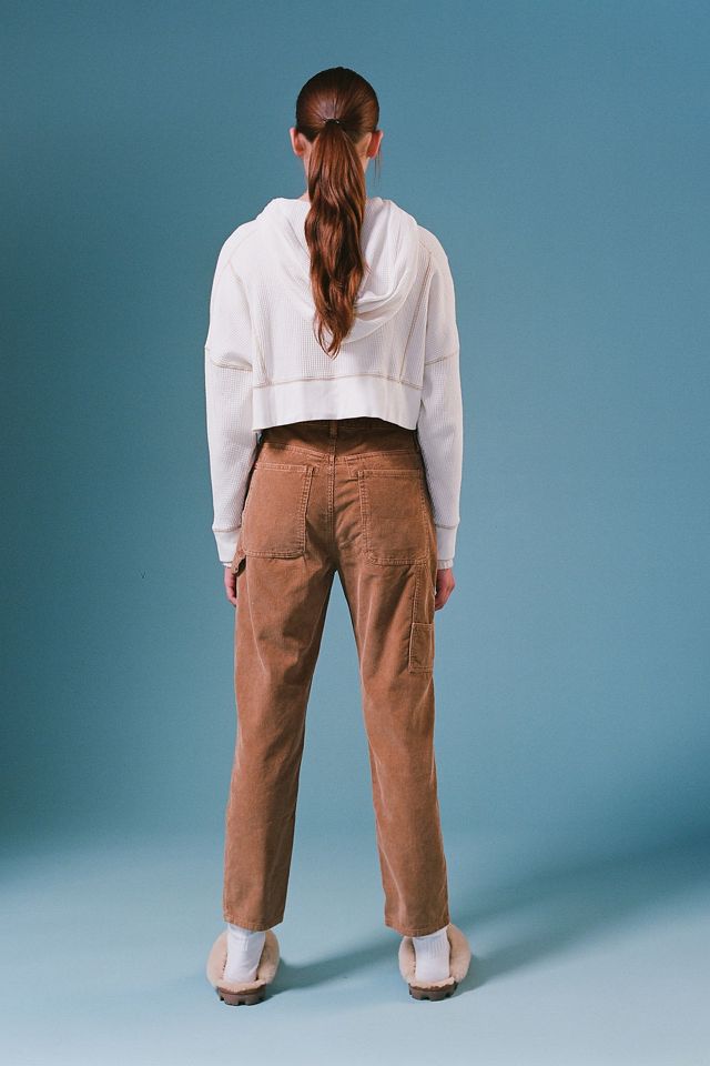 BDG Corduroy High-Waisted Slim Straight Pant Urban Outfitters Canada