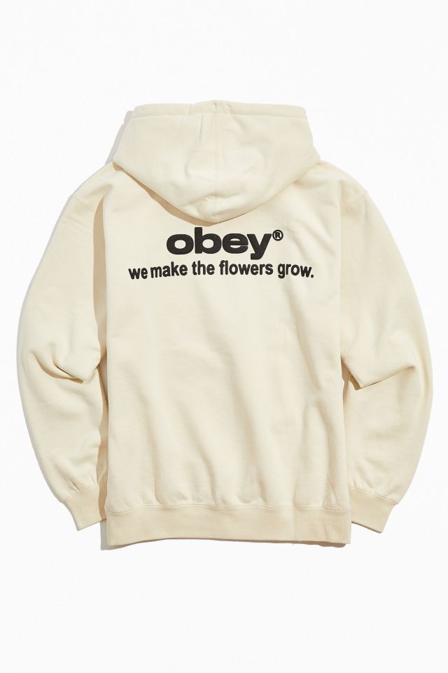 Obey we make top the flowers hoodie sweatshirt
