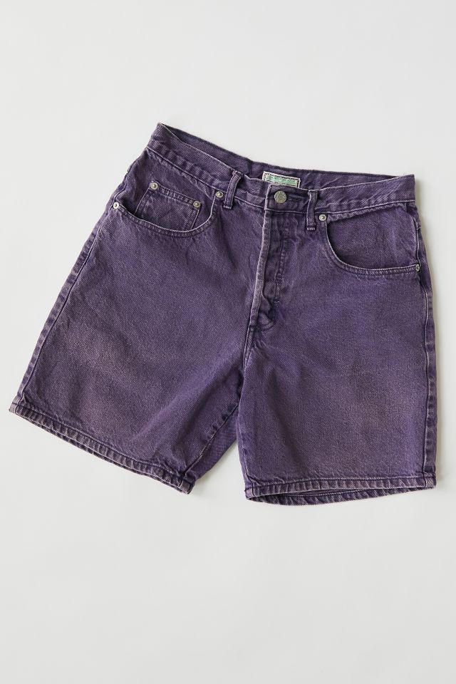 Vintage GUESS Purple Acid Wash Denim Short  #2