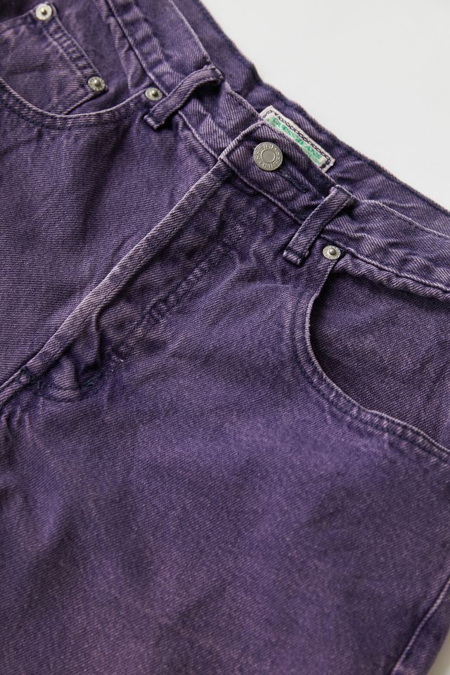 Vintage GUESS Purple Acid Wash Denim Short  #3