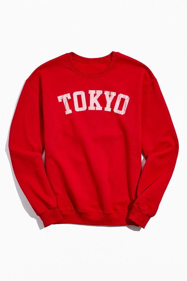 Mens Tokyo Print Crew Neck Sweatshirt find 