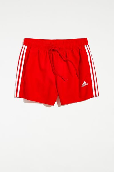 Adidas Originals 3-stripe Clx Short In Bright Red