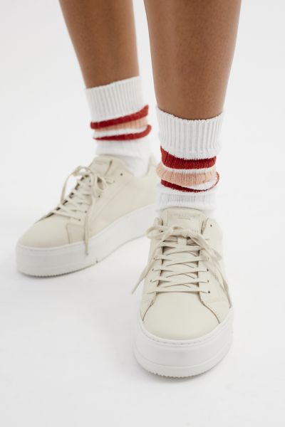 Vagabond Shoemakers Judy Platform Sneaker In Cream