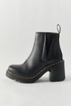 spence leather flared heel chelsea boots