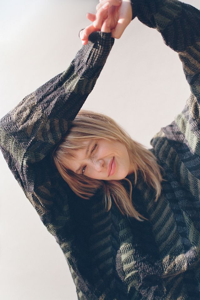 Urban Renewal Recycled Oversized Print Sweater | Urban Outfitters