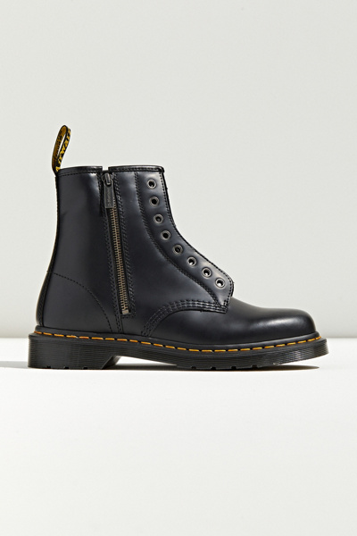 1460 elastic smooth leather lace up boots