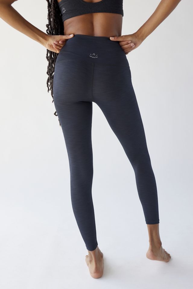 Beyond Yoga Heather Ribbed High-Waisted Midi Legging #4
