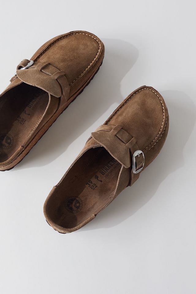 jorden En sætning Læge Birkenstock Buckley Suede Moccasin Clog | Urban Outfitters