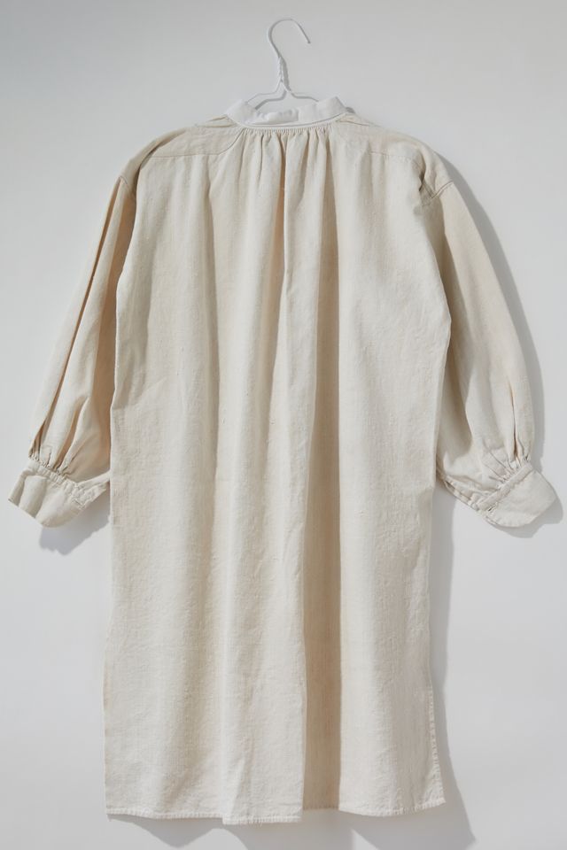 Vintage Pleated Linen Dress  #2