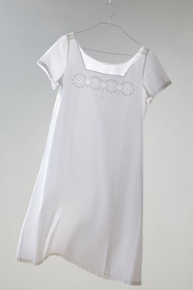 Vintage Scalloped Linen Dress | Urban Outfitters