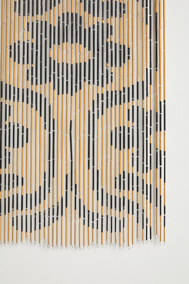 Tullia Floral Bamboo Beaded Curtain #3