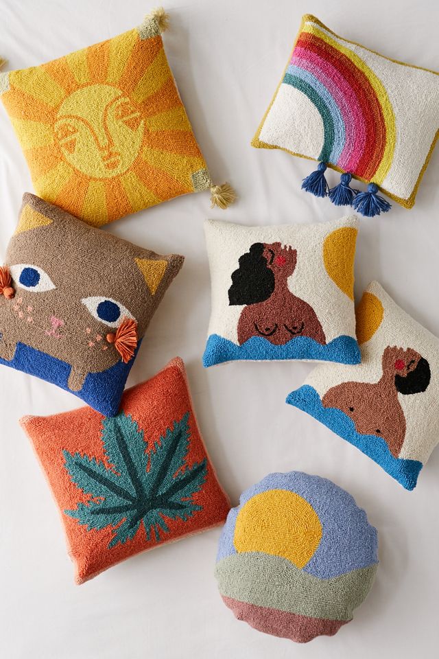 Jungalow By Justina Blakeney Emuna Tassel Hooked Throw Pillow #2