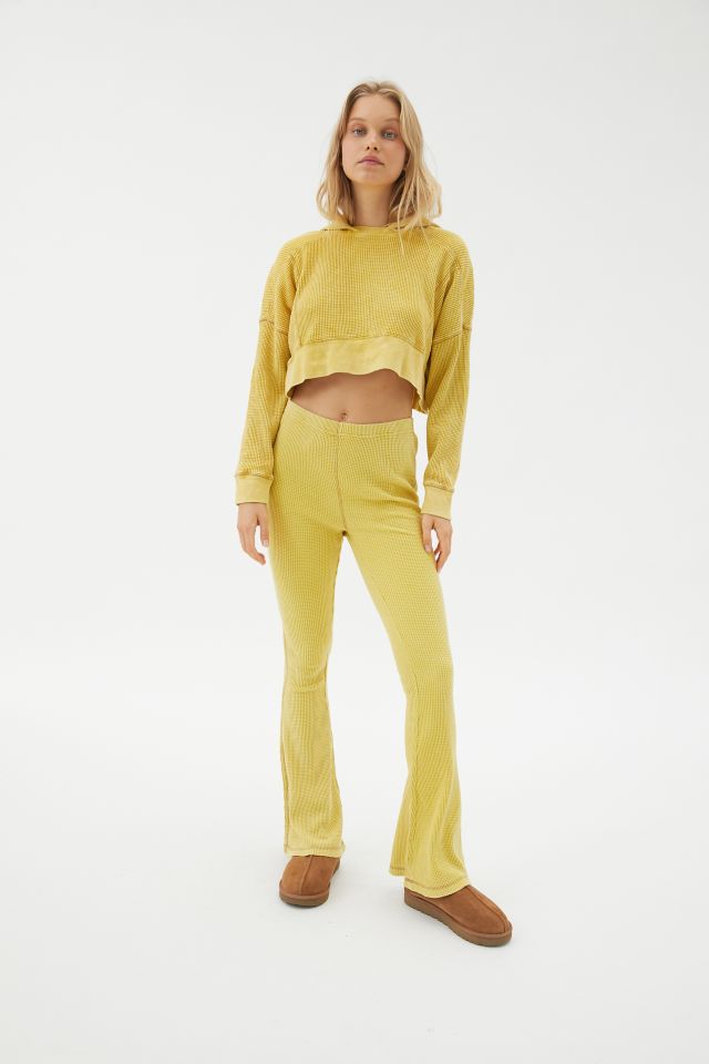 Out From Under Felicity Thermal Cropped Hoodie Sweatshirt #3