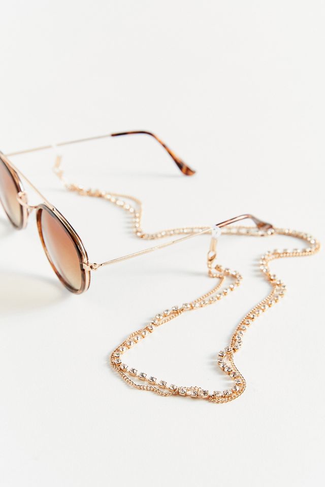 Rhinestone Sunglasses Chain | Urban Outfitters
