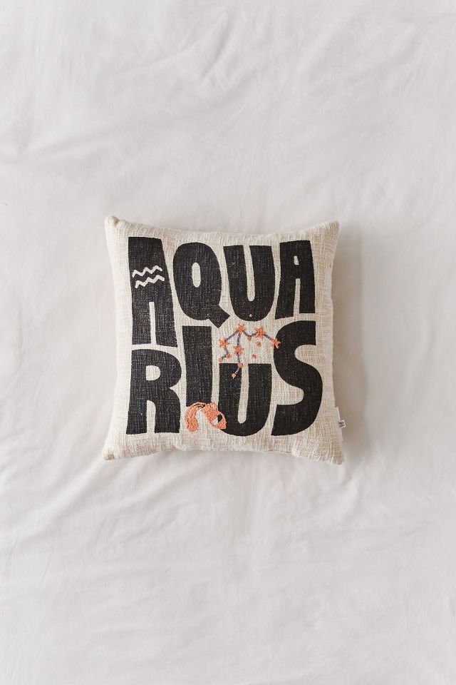 Zodiac Trait Throw Pillow #1