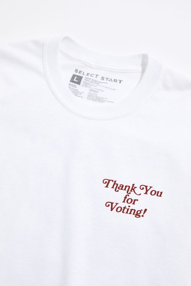 Thank You For Voting Tee #2