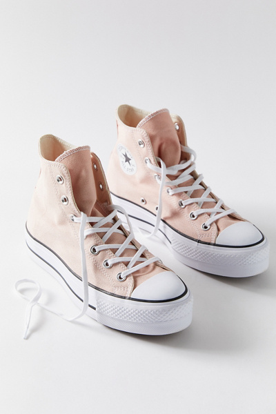 converse rose platform