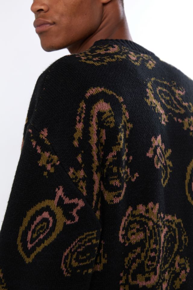 UO Paisley Pattern Sweater | Urban Outfitters