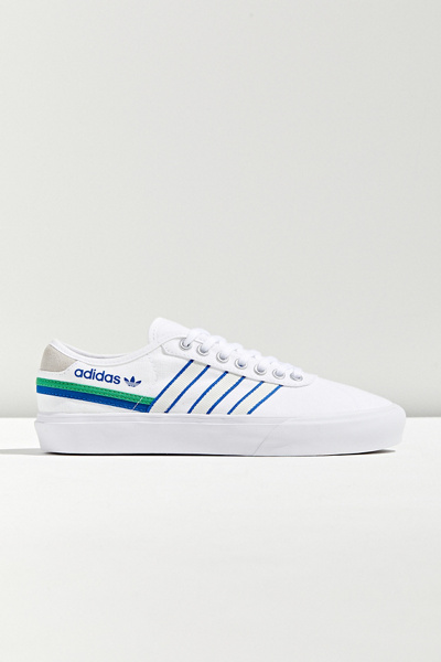 adidas gazelle silver green womens adidas Originals Delpala Premiere Shoes - White main image 1