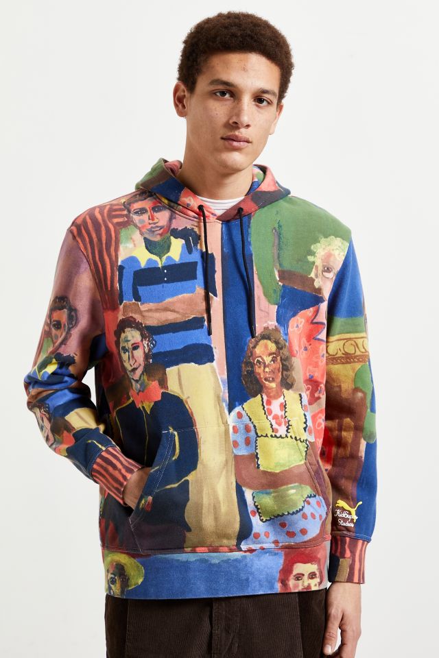 Puma X KidSuper Studios Allover Print Hoodie Sweatshirt | Urban Outfitters