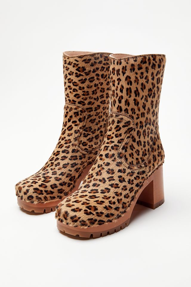 Urban outfitters leopard outlet boots