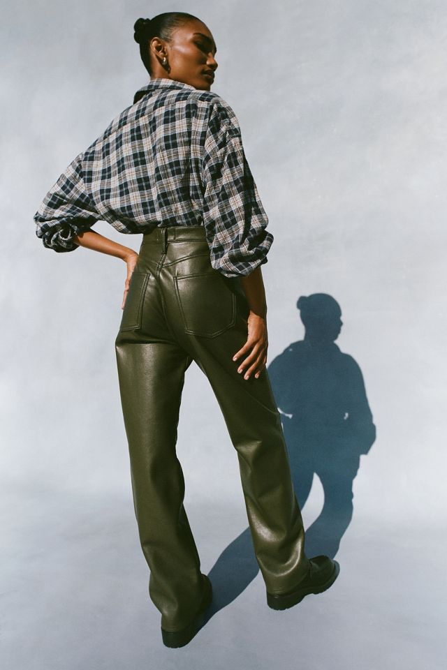 AGOLDE Recycled Leather ‘90s Pinch Waist Pant #1