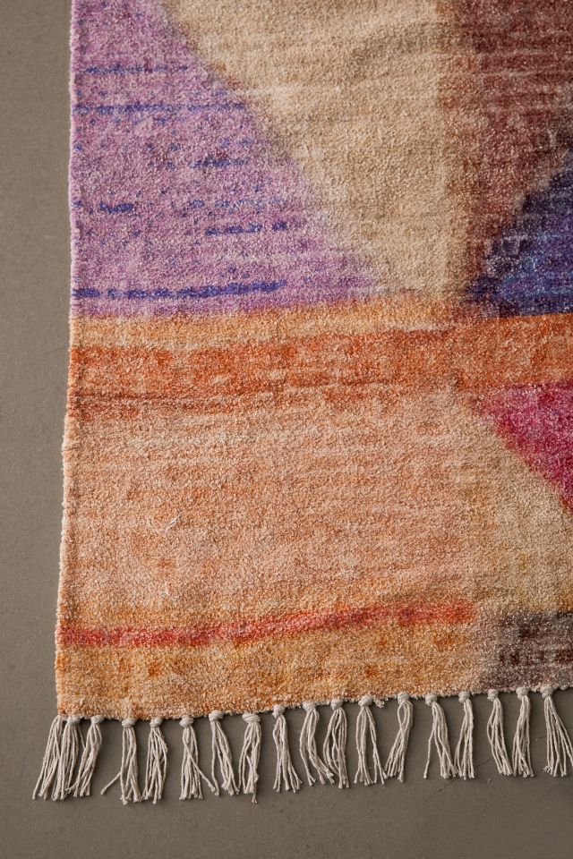 Kahun Printed Chenille Rug | Urban Outfitters