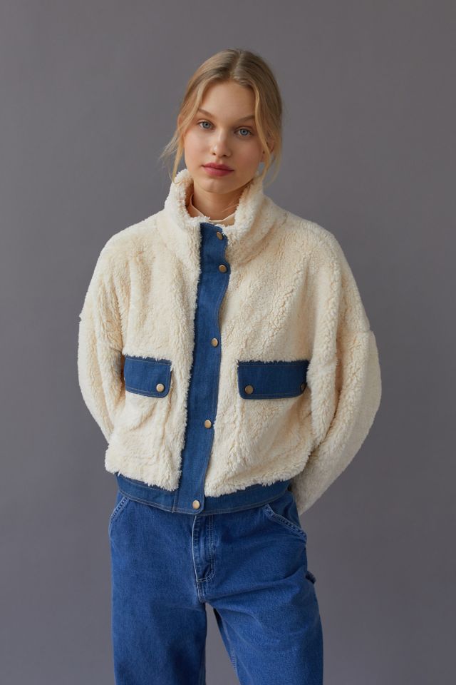 UO Cozy Sherpa Jacket  Sherpa jacket, Cozy sherpa, Urban outfitters