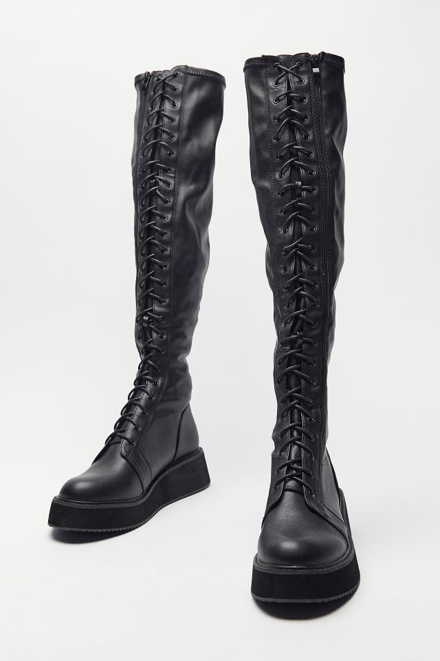 KOI Blade Tall Lace-Up Boot | Urban Outfitters Canada