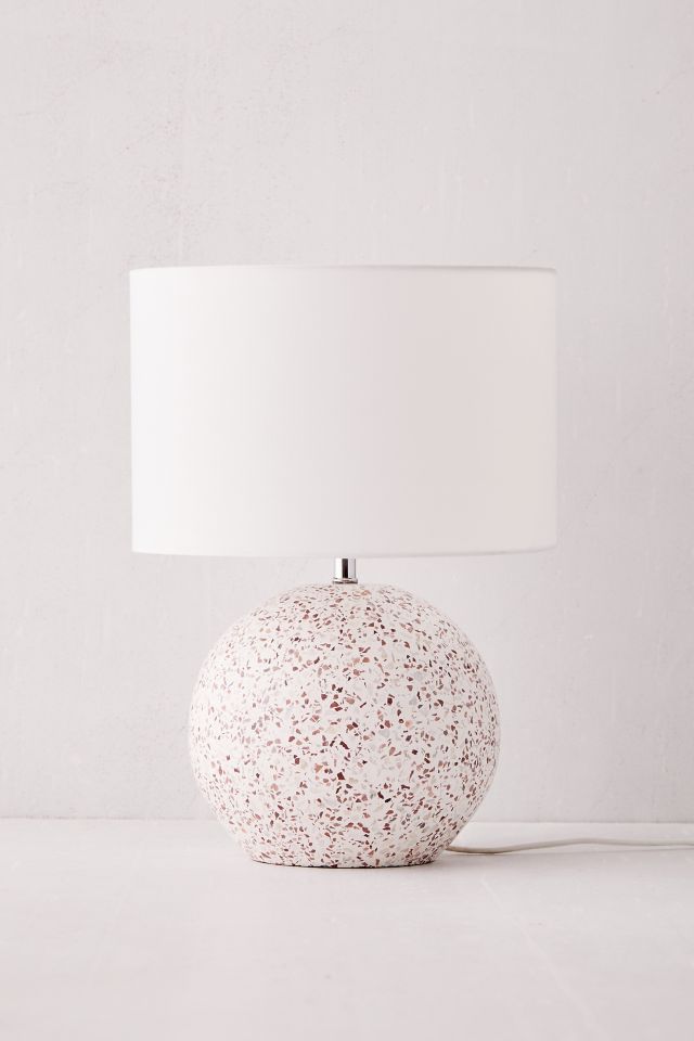 Round Terrazzo Table Lamp #1