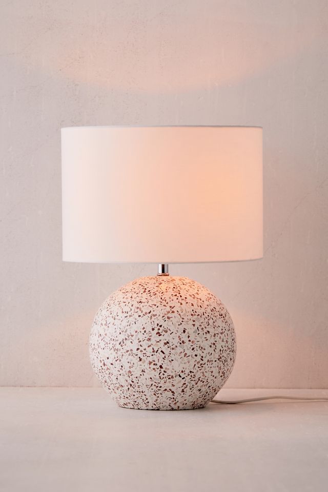 Round Terrazzo Table Lamp #2