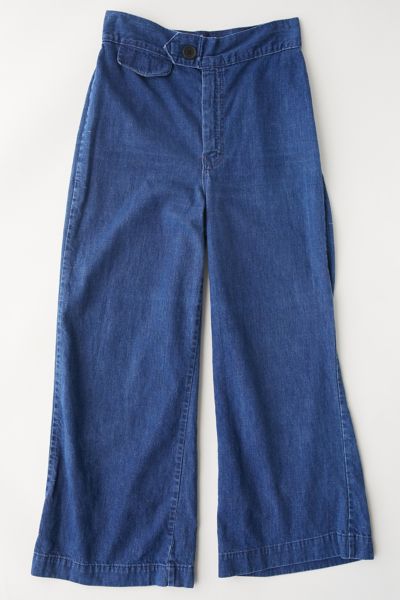 Vintage ‘70s Button-Front Denim Pant | Urban Outfitters