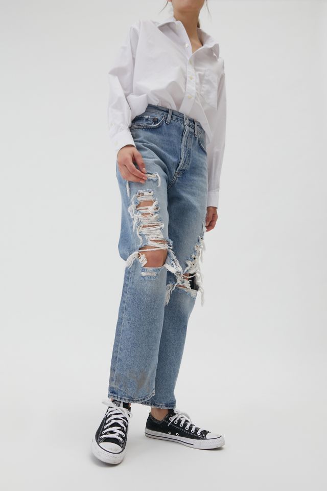 AGOLDE 90s High Waisted Straight Leg Jean Major