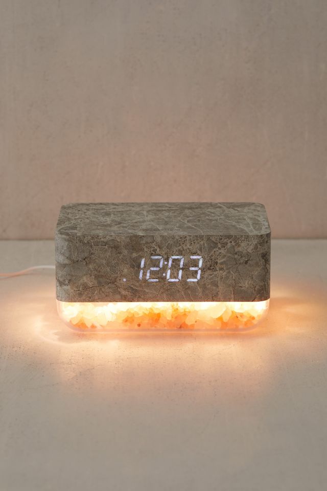 Add Your Logo: Himalayan Salt Sunrise Alarm Clock Charger – Baudville