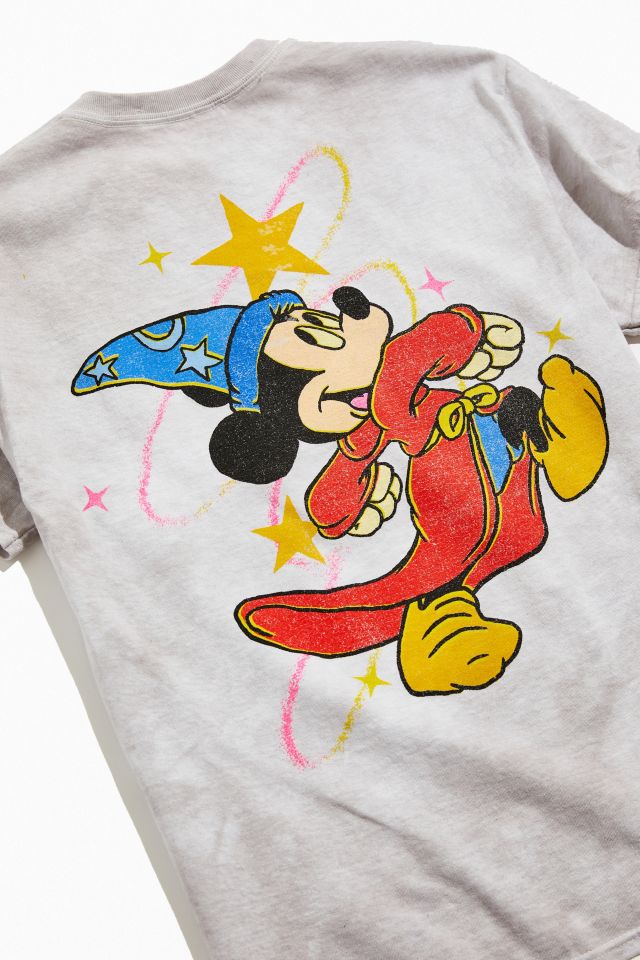 Disney Fantasia Mickey Mouse UO Exclusive Classic Tie-Dye Tee #4