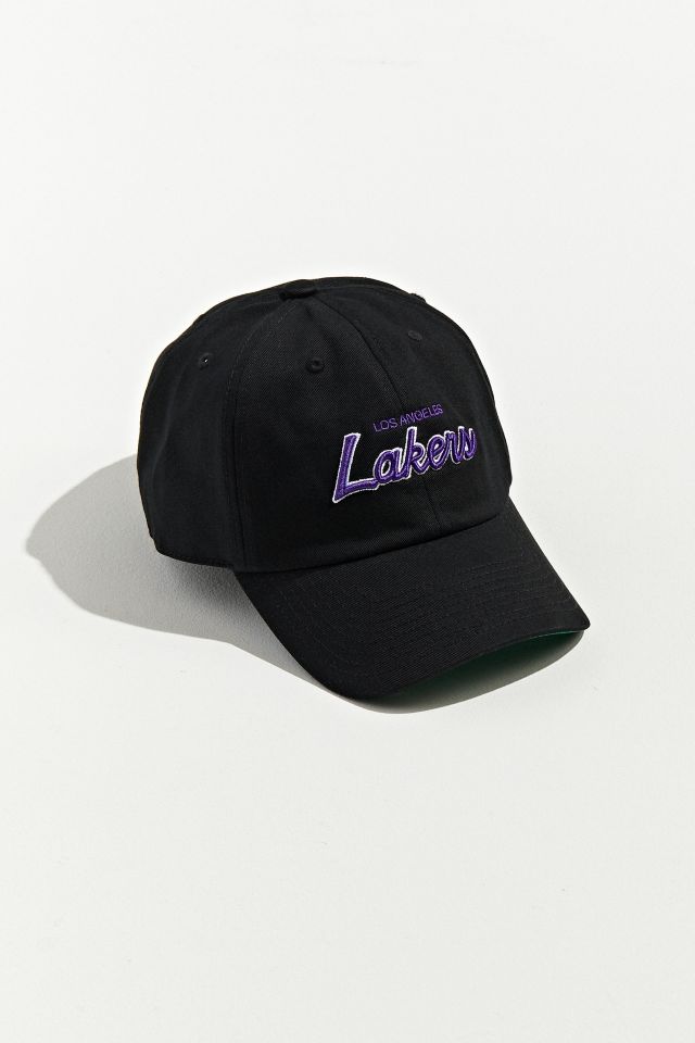 Mitchell & Ness Los Angeles Lakers Script Dad Hat #1
