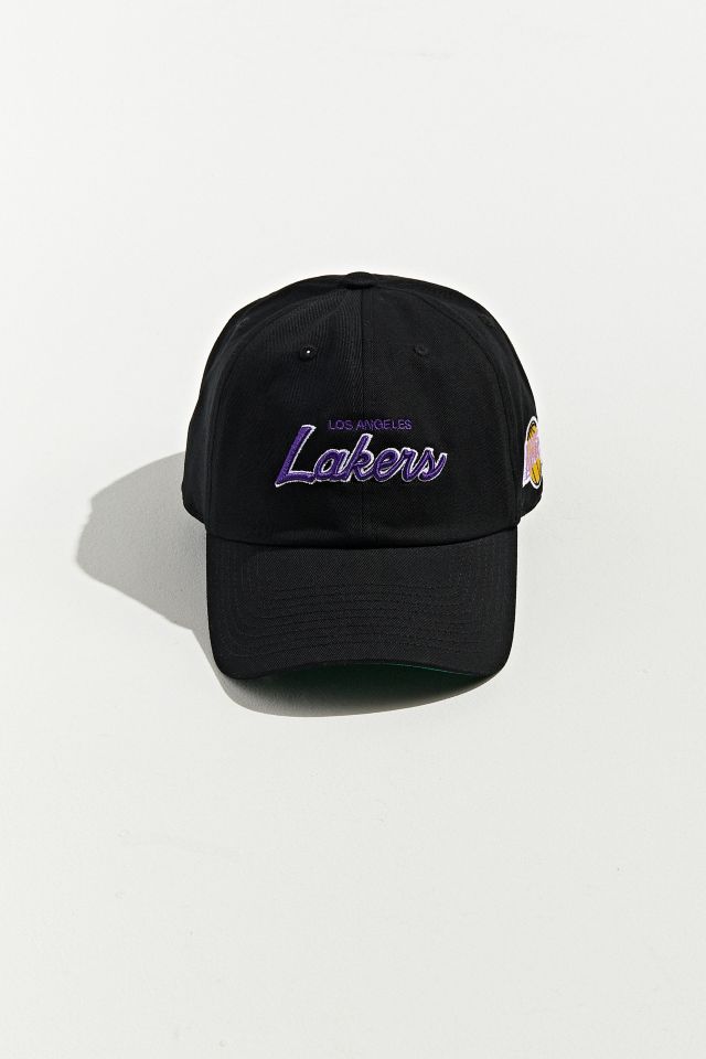 Mitchell & Ness Los Angeles Lakers Script Dad Hat #2