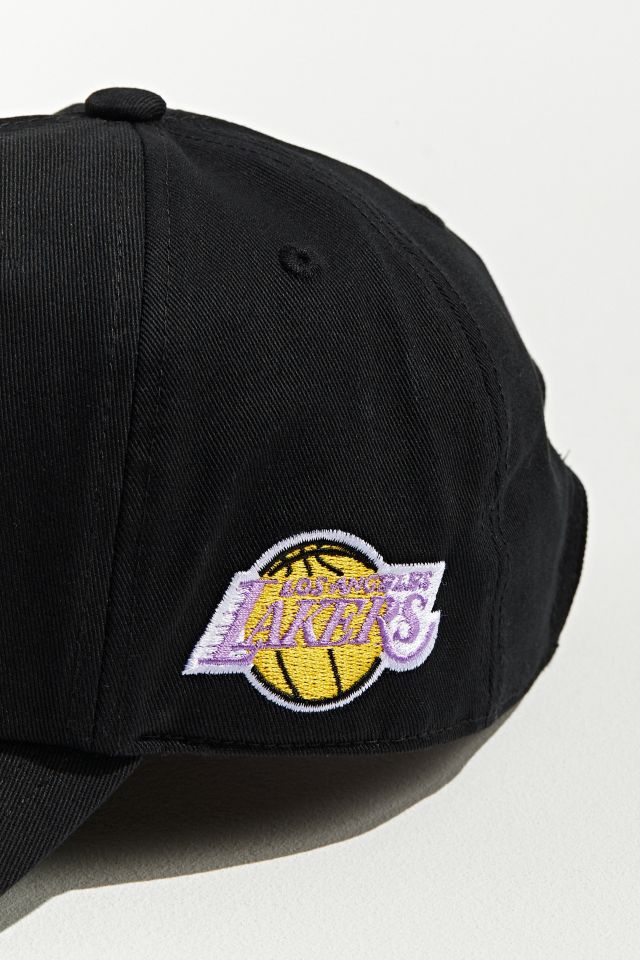 Mitchell & Ness Los Angeles Lakers Script Dad Hat #3