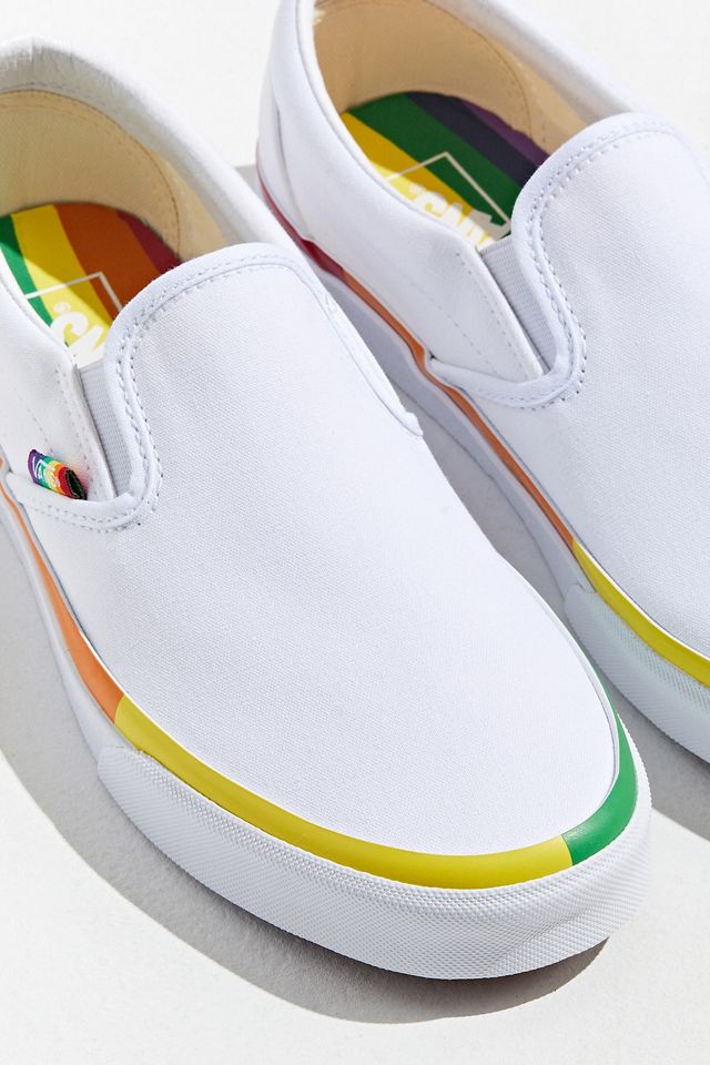 Vans Rainbow Classic Slip-On Sneaker | Urban Outfitters