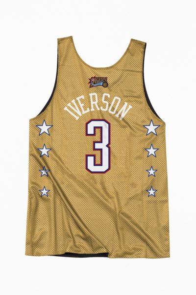 Allen Iverson (2022 76ers MINI 6 - Black Jersey) – www.