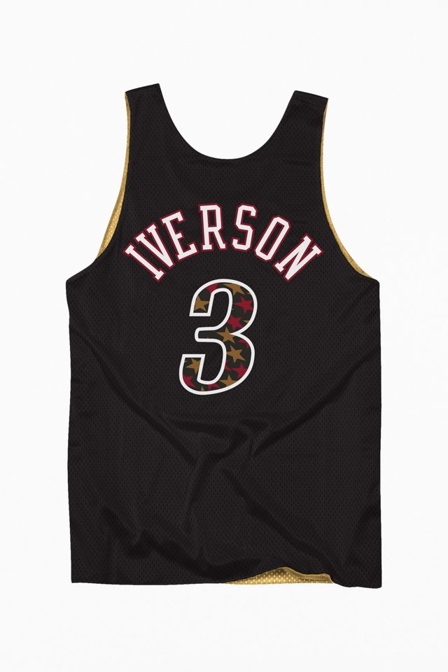 Mitchell & Ness Philadelphia 76ers Allen Iverson Reversible Basketball Jersey #1