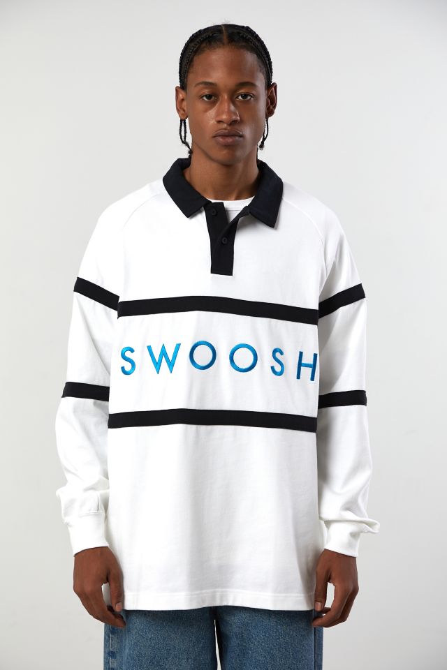 Nike Swoosh Rugby Shirt | Urban Outfitters