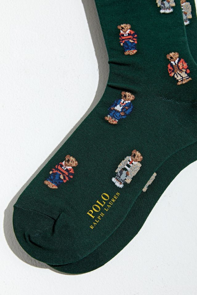 Polo Ralph Lauren Preppy Bear Slack Crew Sock 2-Pack  #3