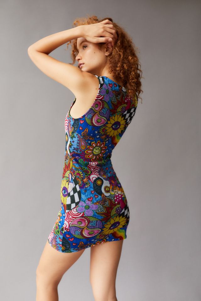 UO Austin Mesh Sleeveless Mini Dress #3